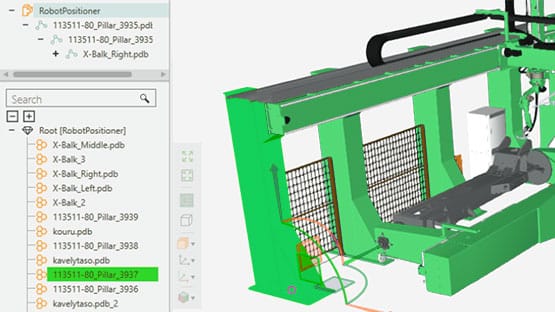 Geometries, splitting and rotary axes